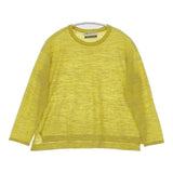 green label relaxing UNITED ARROWS リネン混 セーター ニット イエロー レディース グリーンレーベルリラクシング【中古】6-0326M∞