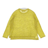 green label relaxing UNITED ARROWS リネン混 セーター ニット イエロー レディース グリーンレーベルリラクシング【中古】6-0326M∞