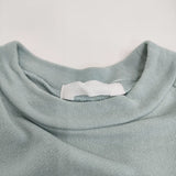 homspun ムラ糸裏毛半袖プルオーバー 定価12100円 2516547 スウェット 25SS ライトブルー レディース ホームスパン【中古】5-1022S♪