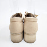 Clarks ワラビー UK5 1/2 レザー 革 厚底 シューズ・靴 ベージュ レディース クラークス【中古】6-0208G◎