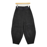 ALWEL FLEECE PEG PANTS フリースペグパンツ 定価26400円 FLEECE-6 イージー パンツ ブラック レディース オルウェル【中古】5-1127T♪