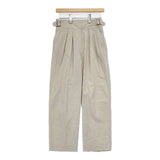 CAST: キャストコロン N5R02-330-40 グルカパンツ リネン混 サイズS パンツ ベージュ レディース【中古】6-0326M∞