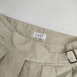 CAST: キャストコロン N5R02-330-40 グルカパンツ リネン混 サイズS パンツ ベージュ レディース【中古】6-0326M∞