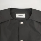 THE RERACS SUPER SHORT P/P COLLARLESS BLOUSE 定価39600円 23SS-REBL-354L セーラーカラー ジャケット ブラック レディース ザリラクス【中古】6-0325M∞