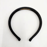 Alexandre De Paris ベルベット カチューシャ ヘアアクセサリー ブラック レディース アレクサンドルドゥパリ【中古】5-1127T◎