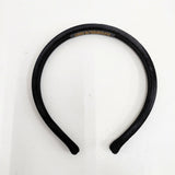 Alexandre De Paris ベルベット カチューシャ ヘアアクセサリー ブラック レディース アレクサンドルドゥパリ【中古】5-1127T◎