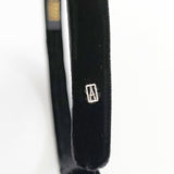 Alexandre De Paris ベルベット カチューシャ ヘアアクセサリー ブラック レディース アレクサンドルドゥパリ【中古】5-1127T◎