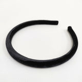 Alexandre De Paris ベルベット カチューシャ ヘアアクセサリー ブラック レディース アレクサンドルドゥパリ【中古】5-1127T◎