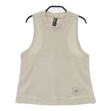 adidas by Stella McCartney 定価12600円 IB6856 938011 キャミソール ASMC LOGO TK タンクトップ ベージュ レディース アディダスバイステラマッカートニー【中古】6-0601S∞