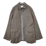 Toujours ウールリネンボタンレス ジャケット グレージュ レディース トゥジュー【中古】5-1126T∞