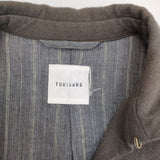 Toujours ウールリネンボタンレス ジャケット グレージュ レディース トゥジュー【中古】5-1126T∞