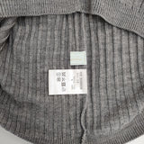 en recre タートルネックリブニット 5098509 セーター ニット グレー レディース アンレクレ【中古】5-1126T∞