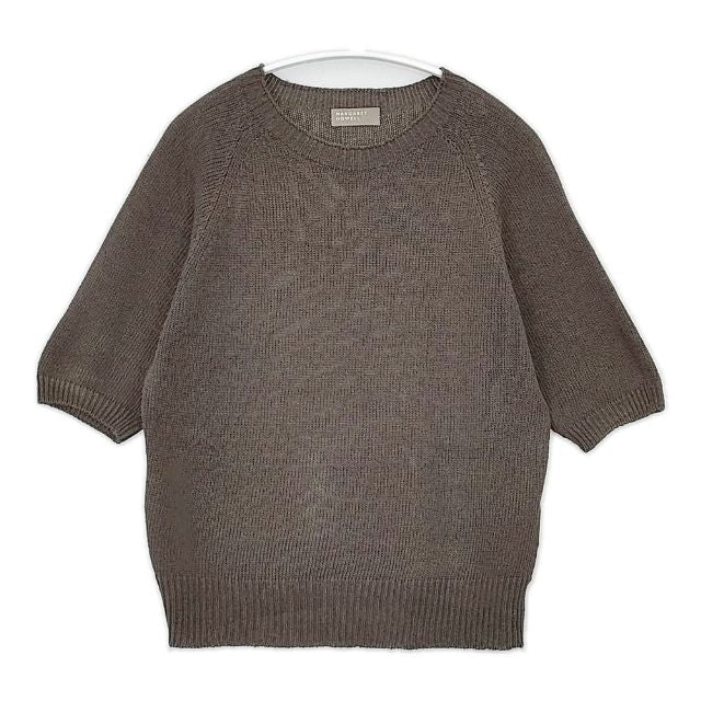 MARGARET HOWELL SUPERFINE WOOL KNIT ハイネック ハイゲージ 578-6263013 定価27500円 ニット ブラック レディース マーガレットハウエル【中古】5-1228T♪ MARGARET HOWELL - MARGARET HOWELL SUPERFINE WOOL KNIT ハイネック