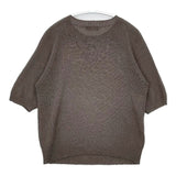 MARGARET HOWELL LINEN COTTON KNIT 定価38500円 578-2162001 セーター ニット 22SS ブラウン レディース マーガレットハウエル【中古】6-0326M∞