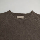 MARGARET HOWELL LINEN COTTON KNIT 定価38500円 578-2162001 セーター ニット 22SS ブラウン レディース マーガレットハウエル【中古】6-0326M∞