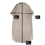 COMME CA コットンローンサマルカンドタイル柄 ロングシャツ 15-10HC12 ワンピース ブラウン ホワイト レディース コムサ【中古】6-0601S∞