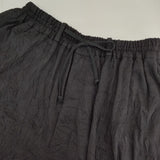 s'yte Yohji Yamamoto CATCH-WASHER FINISH COTTON JERSEY CULOTTE PANTS UY-P18-009 パンツ 24SS ブラック レディース サイトヨウジヤマモト【中古】6-0325M∞