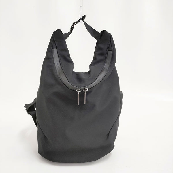Yohji Yamamoto WOOL GABARDINE TAPE MINI BAGPACK 定価59400円 リュック・デイパック 25SS ブラック レディース ヨウジヤマモト【中古】5-1022G♪