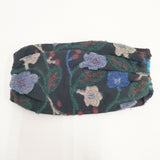 M.&KYOKO エムアンドキョウコ ニット ヘアバンド 定価7140円 ヘアアクセサリー ネイビー 多色 レディース【中古】5-1120T◎