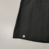 marimekko lilja レーヨンコットン 半袖ドレス ワンピース ブラック レディース マリメッコ【中古】6-0601S∞