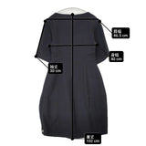 marimekko lilja レーヨンコットン 半袖ドレス ワンピース ブラック レディース マリメッコ【中古】6-0601S∞