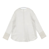 marimekko アセテートポリエステル プルオーバー XS ブラウス シャツ ホワイト レディース マリメッコ【中古】6-0608M∞
