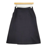 marimekko ウール 巻きスカート サイズ34 スカート ブラック レディース マリメッコ【中古】5-1127T♪