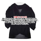 anuke Gather Velour Blouse 定価13200円 64240402 ベロア ブラウス シャツ ブラック レディース アンヌーク【中古】5-1126T∞