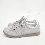 le coq sportif 新品 ラ ローラン LE 公式オンライン限定 24cm 定価11000円 スニーカー ライトグレー レディース ルコックスポルティフ【中古】5-1206G◎