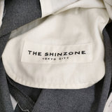 THE SHINZONE クライスラーパンツ サイズ32 定価23100円 21AMSPA01 タック パンツ グレー レディース シンゾーン【中古】5-1026G♪