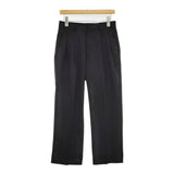 THE SHINZONE クライスラーパンツ サイズ32 定価23100円 21AMSPA01 タック パンツ ブラック レディース シンゾーン【中古】5-1026G♪