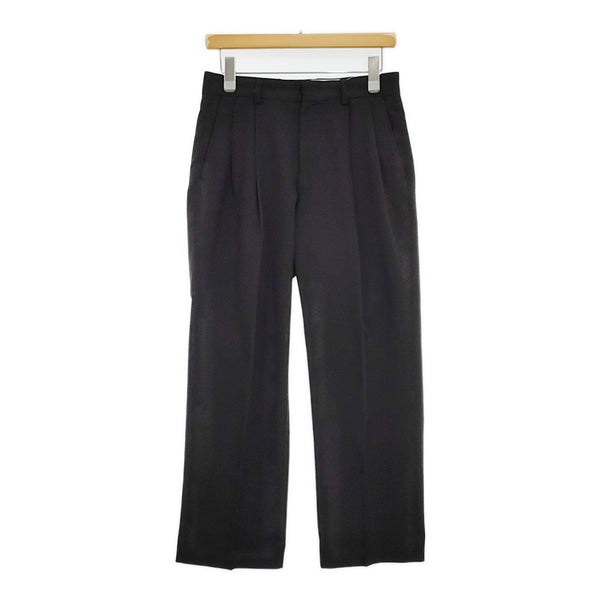 THE SHINZONE クライスラーパンツ サイズ32 定価23100円 21AMSPA01 タック パンツ ブラック レディース シンゾーン【中古】5-1026G♪