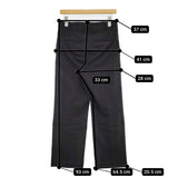 THE SHINZONE クライスラーパンツ サイズ32 定価23100円 21AMSPA01 タック パンツ ブラック レディース シンゾーン【中古】5-1026G♪