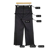 THE SHINZONE クライスラーパンツ サイズ32 定価23100円 21AMSPA01 タック パンツ ブラック レディース シンゾーン【中古】5-1026G♪