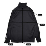 YLEVE ソフトオーガニックコットンタートル 長袖Ｔシャツ カットソー ロンＴ ブラック レディース イレーヴ【中古】5-1126M∞