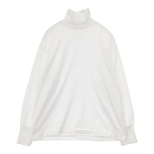 YLEVE ソフトオーガニックコットンタートル 長袖Ｔシャツ カットソー ロンＴ ホワイト レディース イレーヴ【中古】5-1126M∞