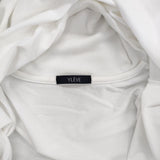 YLEVE ソフトオーガニックコットンタートル 長袖Ｔシャツ カットソー ロンＴ ホワイト レディース イレーヴ【中古】5-1126M∞