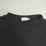 handvaerk ペルー製 コットン PE007 七分袖 Ｔシャツ カットソー ブラック レディース ハンドバーク【中古】6-0322M∞