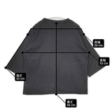 handvaerk ペルー製 コットン PE007 七分袖 Ｔシャツ カットソー ブラック レディース ハンドバーク【中古】6-0322M∞