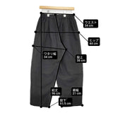 nest Robe ブラックリネンイージーパンツ 01222-1229-8 パンツ 22SS ブラック レディース ネストローブ【中古】6-0322M∞