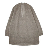 IENA ホールガーメントコクーンVネックプルオーバーニット 定価13200円 ウール セーター ニット グレー ミックス レディース イエナ【中古】5-1126T∞