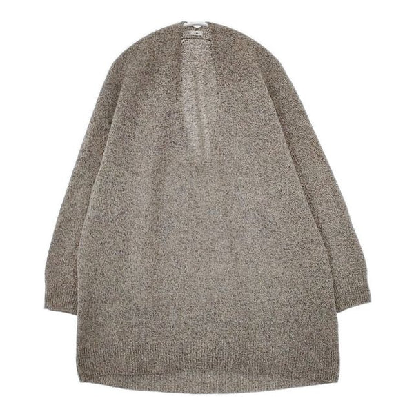 IENA ホールガーメントコクーンVネックプルオーバーニット 定価13200円 ウール セーター ニット グレー ミックス レディース イエナ【中古】5-1126T∞