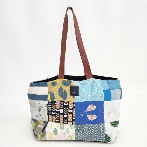 mina perhonen piece bag ピースバッグ パッチワーク トートバッグ 多色 レディース ミナペルホネン【中古】5-1120G◎