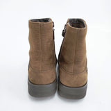 FitFlop サイドジップ アンクルブーツ 23.3cm US6 ブーツ ブラウン レディース フィットフロップ【中古】5-1120T◎