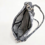 HEALTHY BACK BAG URBAN DAWN アーバンドーンSサイズ ショルダーバッグ グレー ホワイト レディース ヘルシーバックバッグ【中古】6-0104G∞