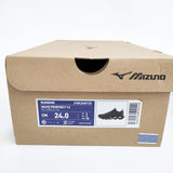 Mizuno ウエーブプロフェシー13 定価26400円 J1GC245132 サイズ24cm スニーカー ブラック イエロー レディース ミズノ【中古】5-1206G◎
