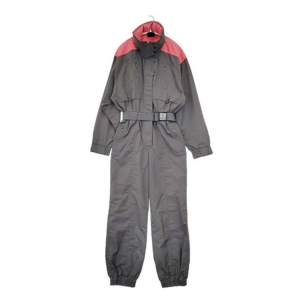 MONCLER アシックス時代 レトロ オーバーオール オールインワン ツナギ グレー レディース モンクレール【中古】5-1126T∞