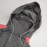 MONCLER アシックス時代 レトロ オーバーオール オールインワン ツナギ グレー レディース モンクレール【中古】5-1126T∞