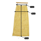 CITYSHOP VARIATION PLEATS スカート 定価17600円 プリーツ ロングスカート 24SS イエロー レディース シティショップ【中古】6-0202M∞