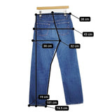 Levi's W31L30 501-0115 ハチマル 532工場 スモールe ボタンフライデニム デニムパンツ 80年代 80s ライトブルー メンズ リーバイス【中古】6-0104G∞